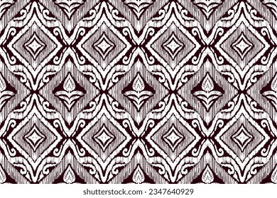 Ikat pattern, Ikat chevron, Seamless textile, native american, Paisley pattern, Vector element, Abstract Vector, Batik, fabric embroidery, Ethnic pattern, Ogee, Geometric ethnic, Background printing.