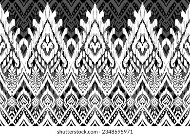 Ikat pattern, Ikat chevron, Seamless textile, native american, Paisley pattern, Vector element, Abstract Vector, Batik, fabric embroidery, Ethnic pattern, Ogee, Geometric ethnic, Background printing.