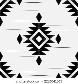 ikat pattern concept, combining geometric shapes into tribal symbols in ikat pattern mixed with African popular colors, ikat pattern for textile business such as shirts, blankets, rugs or backgrounds 