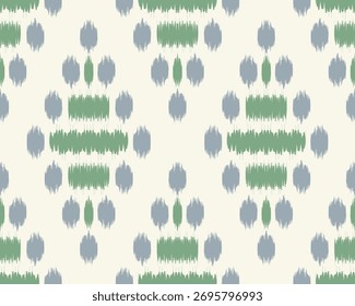 Concepto de patrón Ikat que muestra el patrón geométrico étnico tradicional, diseño para textiles, telas, alfombras, Fondos de pantalla, prendas de vestir, envolturas, batik y aplicaciones de patrón decorativo para uso versátil