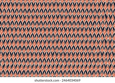 Diseño de patrón de ikat para alfombra Fondo de pantalla ropa envoltura tela cubierta textil