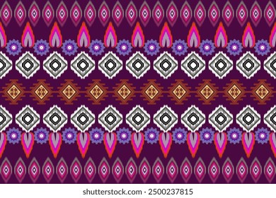 Ikat pattern design , Floral pixel art pattern  
Textile business , Vector Images For printing on Fabric, Wallpaper, Carpet, Ceramics, etc.
