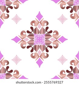 Ikat pattern design , Floral pixel art pattern, Textile business , Vector Images For printing on Fabric, Wallpaper, Carpet, Ceramics, etc.
