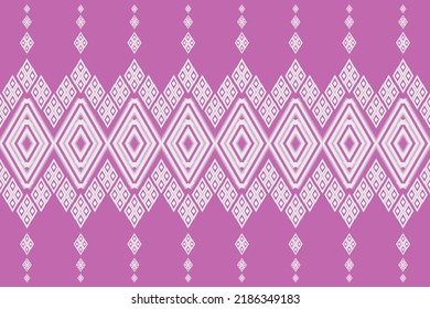 Ikat pattern  design for pillow,rug, carpet, tapis , yoga mat, invitation, card, backdrop.geometric  clipart. Background pink ornament with decorative elements. 
Design for mat, .use to decoration. 