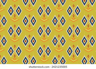 Ikat Pattern design for print on demand, cloth brand, scarf, journey book, home decoration.