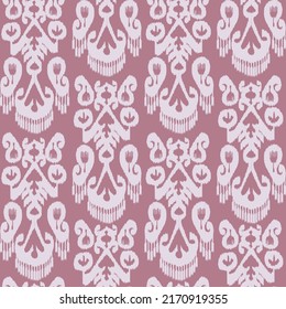 Ikat pattern - digital patterns for fabrics. In Uzbek adras or atlas, Ikat is the traditional textile product in the central Asian region. This kind of fabric producing in Margilan, an old city.