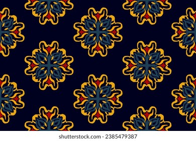Ikat Pattern Ethnic Geometric native tribal boho motif aztec textile fabric carpet mandalas African American background backdrop illustrations tile paper flower texture fabric ceramic wallpaper