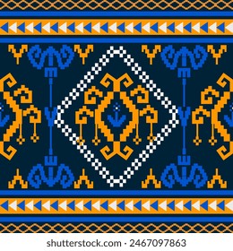 Ikat Pattern Ethnic Geometric native tribal boho motif aztec textile fabric carpet mandalas African American background backdrop illustrations tile paper flower texture fabric ceramic wallpaper