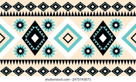 Ikat Pattern Ethnic Geometric native tribal boho motif aztec textile fabric carpet mandalas African American background backdrop illustrations tile paper flower texture fabric ceramic wallpaper