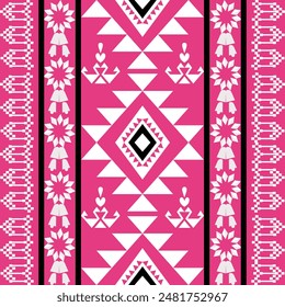 Ikat Pattern Ethnic Geometric native tribal boho motif aztec textile fabric carpet mandalas African American background backdrop illustrations tile paper flower texture fabric ceramic wallpaper