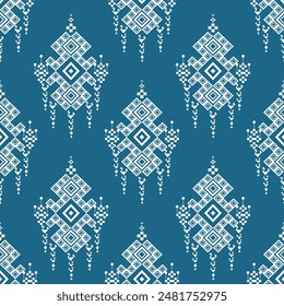 Ikat Pattern Ethnic Geometric native tribal boho motif aztec textile fabric carpet mandalas African American background backdrop illustrations tile paper flower texture fabric ceramic wallpaper