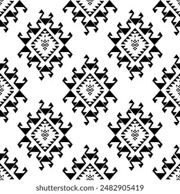 Ikat Pattern Ethnic Geometric native tribal boho motif aztec textile fabric carpet mandalas African American background backdrop illustrations tile paper flower texture fabric ceramic wallpaper