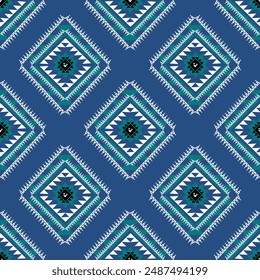 Ikat Pattern Ethnic Geometric native tribal boho motif aztec textile fabric carpet mandalas African American background backdrop illustrations tile paper flower texture fabric ceramic wallpaper