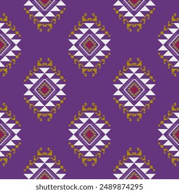 Ikat Pattern Ethnic Geometric native tribal boho motif aztec textile fabric carpet mandalas African American background backdrop illustrations tile paper flower texture fabric ceramic wallpaper