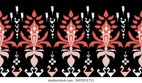 Ikat Patrón étnico geométrico nativa tribal boho motif azteca tela textil alfombra mandalas de fondo afroamericano ilustraciones de fondo de azulejo papel flor textura tela cerámica Fondo de pantalla