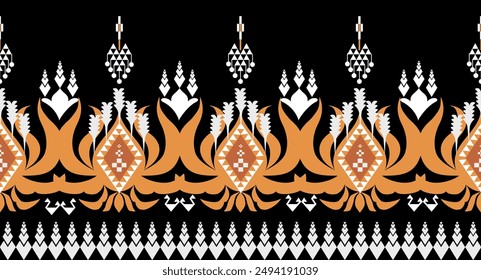Ikat Patrón étnico geométrico nativa tribal boho motif azteca tela textil alfombra mandalas de fondo afroamericano ilustraciones de fondo de azulejo papel flor textura tela cerámica Fondo de pantalla