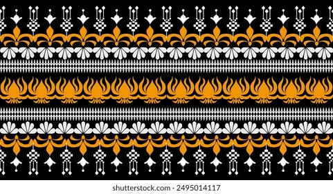 Ikat Pattern Ethnic Geometric native tribal boho motif aztec textile fabric carpet mandalas African American background backdrop illustrations tile paper flower texture fabric ceramic wallpaper