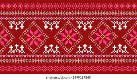 Ikat Pattern Ethnic Geometric native tribal boho motif aztec textile fabric carpet mandalas African American background backdrop illustrations tile paper flower texture fabr