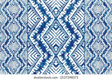 ikat pattern, Ethnic ikat seamless pattern, African style, Abstract vector, Chevron embroidery, Paisley embroidery, Navajo aboriginal pattern, Aztec and tribal motifs, Vector hand drawn style.