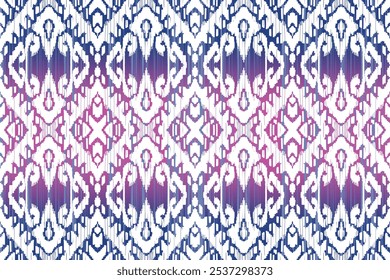 ikat pattern, Ethnic ikat seamless pattern, African style, Abstract vector, Chevron embroidery, Paisley embroidery, Navajo aboriginal pattern, Aztec and tribal motifs, Vector hand drawn style.