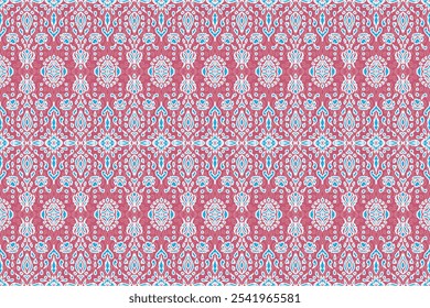 ikat pattern, Ethnic ikat seamless pattern, African style, Abstract vector, Chevron embroidery, Paisley embroidery, Navajo aboriginal pattern, Aztec and tribal motifs, Vector hand drawn style.