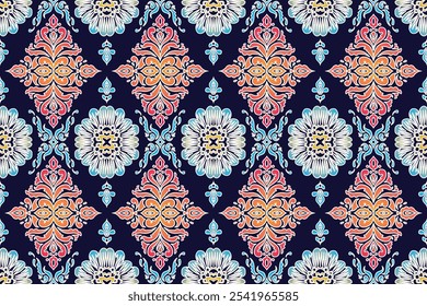 ikat pattern, Ethnic ikat seamless pattern, African style, Abstract vector, Chevron embroidery, Paisley embroidery, Navajo aboriginal pattern, Aztec and tribal motifs, Vector hand drawn style.