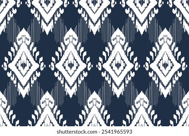 ikat pattern, Ethnic ikat seamless pattern, African style, Abstract vector, Chevron embroidery, Paisley embroidery, Navajo aboriginal pattern, Aztec and tribal motifs, Vector hand drawn style.