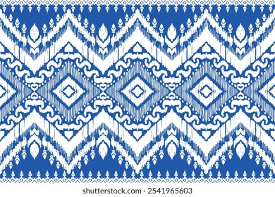 ikat pattern, Ethnic ikat seamless pattern, African style, Abstract vector, Chevron embroidery, Paisley embroidery, Navajo aboriginal pattern, Aztec and tribal motifs, Vector hand drawn style.