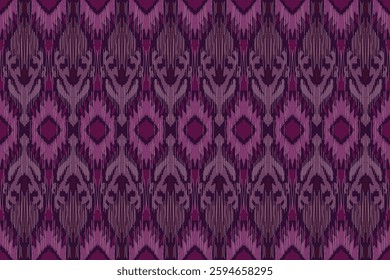 Ikat pattern, Ethnic ikat seamless pattern, African style, Abstract vector, Chevron embroidery, colorful textile, Navajo aboriginal pattern, Aztec and tribal motifs, Vector hand drawn style.
