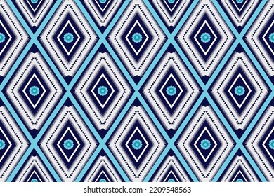 Ikat pattern . Geometric chevron abstract illustration, wallpaper. Tribal ethnic vector texture. Aztec style. Folk embroidery. Indian, Scandinavian, African rug.design for carpet,sarong
