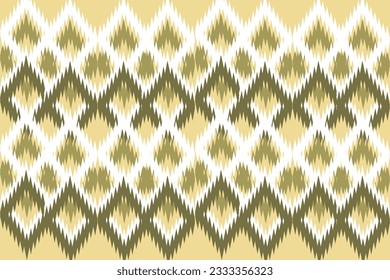 Ikat pattern . Geometric chevron abstract illustration, wallpaper. Tribal ethnic vector texture. Aztec style. Folk embroidery. Indian, Scandinavian, African rug.design for carpet,sarong  
