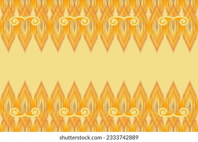 Ikat pattern . Geometric chevron abstract illustration, wallpaper. Tribal ethnic vector texture. Aztec style. Folk embroidery. Indian, Scandinavian, African rug.design for carpet,sarong  
