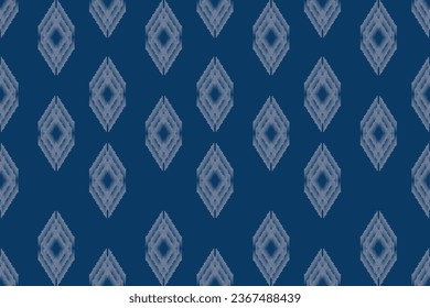 Ikat-Muster. Abstrakte, geometrische Darstellung des Chevron, Tapete. Stammesethnische Vektorstruktur. Aztec-Stil. Folkstickerei. Indianer, Skandinavier, afrikanischer Teppich.Design für Teppich,Sarong  