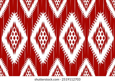 Patrón de Ikat, diseño geométrico, motivo étnico hecho a mano, tribal étnico Ikat, Fondo de pantalla de colores boho, arte de fondo abstracto étnico Ikat, alfombra, batik, tela, ropa