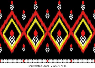 Ikat pattern, geometric design, motif ethnic handmade, Ikat ethnic tribal, boho colors  wallpaper,Ethnic Ikat abstract background art, carpet, batik, fabric, clothing