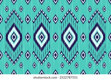 Ikat pattern, geometric design, motif ethnic handmade, Ikat ethnic tribal, boho colors  wallpaper,Ethnic Ikat abstract background art, carpet, batik, fabric, clothing