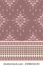 Ikat pattern hand drawn, Earth tone, Motif ethnic  floral seamless textil,  embroidery, print striped ornament floral, pattern, design for wrapping, silk, scarf, background, textile