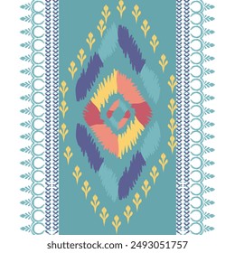 Ikat pattern hand drawn floral, Motif ethnic  floral seamless textil,  embroidery, print striped 
ornament floral, pattern, design for wrapping, silk, scarf, background, textile, 