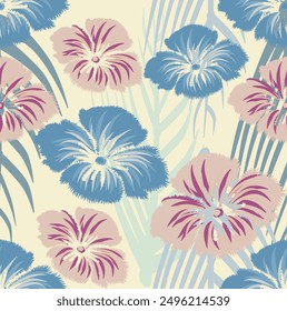 Patrón Ikat dibujado a mano, Motivo étnico floral sin costuras textil, bordado, estampado a rayas 
ornamento, patrón floral, diseño para envolver, seda, bufanda, fondo, textil, 