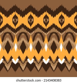 patrón ikat estilo mexicano vector étnico tribal