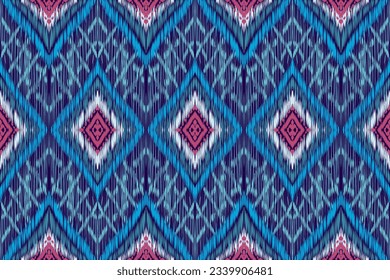 Ikat pattern, Paisley pattern, Vector element, Abstract Vector, Batik, beautiful embroidery, Ethnic pattern, Ogee, Geometric ethnic, Seamless native american, Ikat chevron, Background digital printing