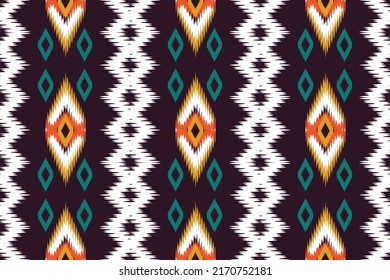 Ikat pattern from Philippines simple ethnic motif design seamless for prints fabric paper saree silk mudmee wallpaper background texture rapping industry