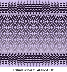 Ikat  Pattern. Purple Theme Color. Vector Illustrator Digital file download for print, printable, textile, wallpaper, background, rug , book cover and many projects.