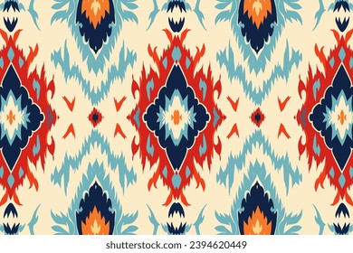 Ikat pattern, Represents centuries-old weaving techniques, reflecting rich cultural heritage from Uzbekistan to Kazakhstan