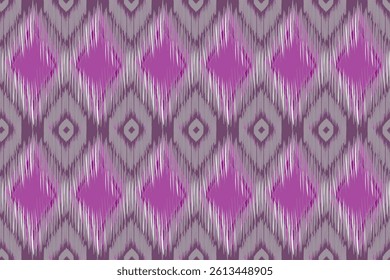Ikat pattern seamless ,geometric ethnic pattern ,Tribal geometric seamless patterns, ethnic design, hipster backdrop, wallpaper Background, Design curtain, carpet ,fabric ,textile