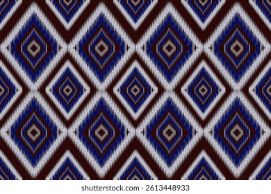 Ikat pattern seamless ,geometric ethnic pattern ,Tribal geometric seamless patterns, ethnic design, hipster backdrop, wallpaper Background, Design curtain, carpet ,fabric ,textile
