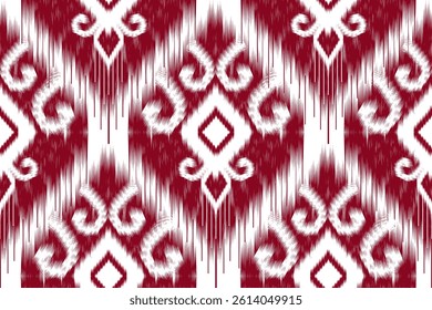 Ikat pattern seamless ,geometric ethnic pattern ,Tribal geometric seamless patterns, ethnic design, hipster backdrop, wallpaper Background, Design curtain, carpet ,fabric ,textile