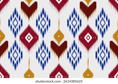 Ikat pattern seamless ,geometric ethnic pattern ,Tribal geometric seamless patterns, ethnic design, hipster backdrop, wallpaper Background, Design curtain, carpet ,fabric ,textile