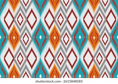 Ikat pattern seamless ,geometric ethnic pattern ,Tribal geometric seamless patterns, ethnic design, hipster backdrop, wallpaper Background, Design curtain, carpet ,fabric ,textile