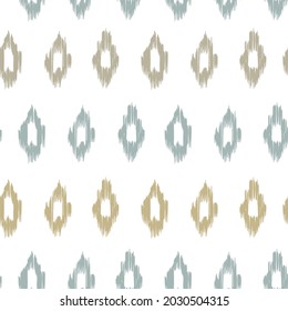 Ikat pattern seamless repeat vintage decor textile design organic hand made batik modern and
trendy